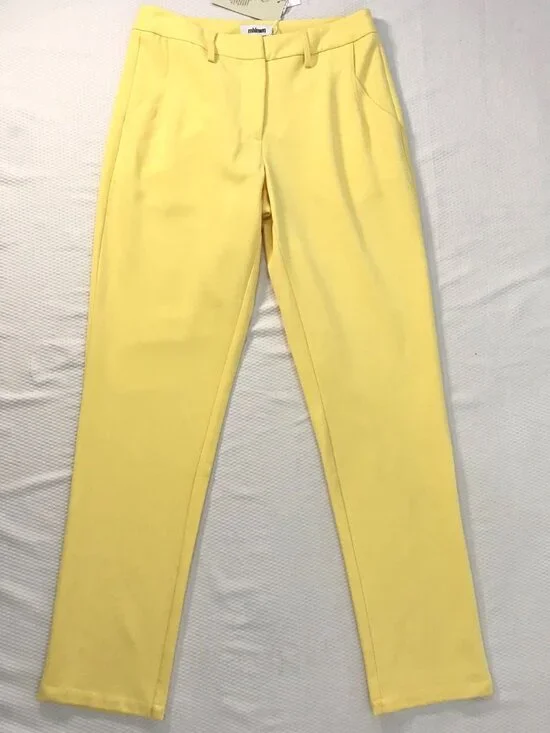 Bold Yellow Statement Pant | Minimum Tailored Ankle Trousers | Size 6 | NWT - Picture 6 of 12